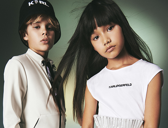 look sportswear DKNY for boys and girls