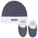 BOSS Pull on hat+slippers