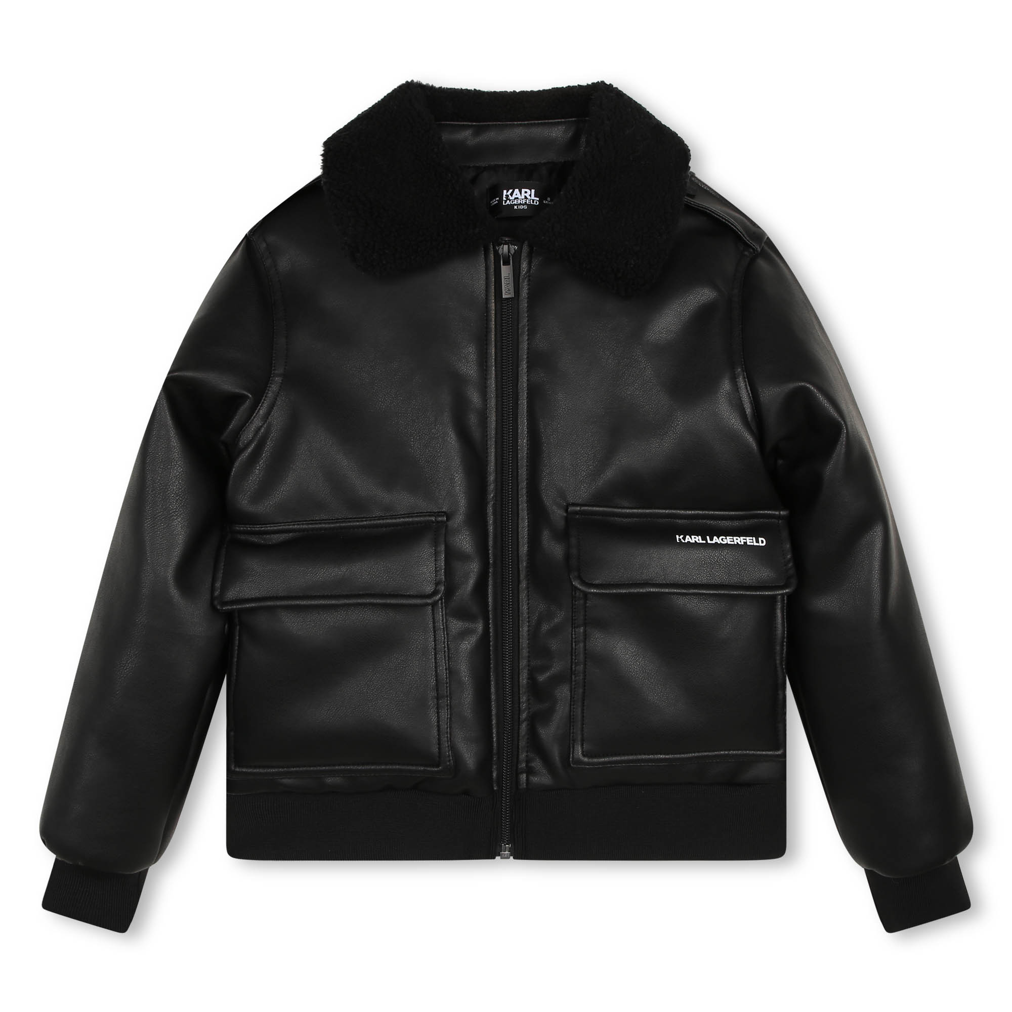 New Karl Lagerfeld Coat Mens Large Full Zip Parka Puffer Jacket Hoodie  Casual | eBay